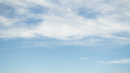 Cloud Blue Sky Background,Bright Day Light Clear Beautiful Summer Cloudy,Air Climate Scenic Cloudscape Heaven Sunlight Atmosphere Sunny,Beauty Nature for Wallpaper.の写真素材