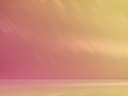 Gradient Studio Room,Background Summer Shadow Yellow Orange Pink Pastel Table Product Spring...