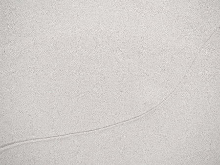 Zen Garden Japanese Pattern Sand Background, Abstract Line White Beach Spa, Texture Wave Nature Japan Symbols Still Stability Balance Meditation Concept, Space Top View Harmony Relaxation Buddhism Artの写真素材