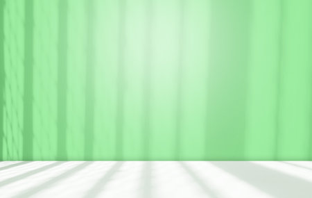 Background Green Shadow Studio Room Table Product, Overlay Wall Lime Color Gradient Light Nature Backdrop 3d, Abstract Texture Spring Platform Cement Marble Loft Mockup Stand Stage Kitchen Podium Loftの写真素材