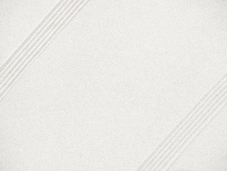 Zen Pattern Background Sand Garden japanese Abstract Texture White Beach Spa Aroma Japan Nature Top View Space, Concept for Stability Still Balance Meditation Yoga Harmony Wellness.の写真素材