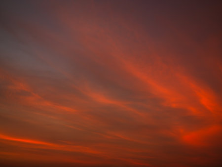 Sunrise Sun Sky Cloud Sunset Background Dawn Red Sunlight Bright Light Beauty Orange Color Landscape New Hope Autumn Summer Day Sunshine nature Morning Bright Clear Horizon Sunny Clean Light Dusk.の写真素材