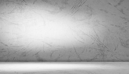 Shadow Background Floor Kitchen Concrete Wall White Texture Light Leaf Room Studio Product Sun Gradient Abstract Gray from Window Minimal Modern Photography Plant Summer Pastel Mockup Beauty Luxury.の写真素材