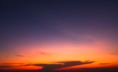 Gradient Overlay Orange Purple Sunset Sunrise Pastel Sof Effect Background Pattern Abstract Design Summer Nature Spring Light Beauty Spring Template Mockup Yellow Color Wallpaper Tropical Colorful.の写真素材