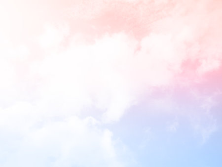 Pink Sky Cloud Background Pastel Fantasy Winter Landscape Abstract Light Paint Summer Gradient Blue Red Purple Dark Cloudy Landscape Light Beautiful View Dream wallpaper Smooth City Sunny Tranquil.の写真素材