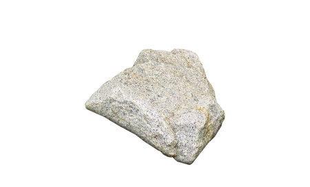Stone Rock Mountain cliff Isolated on White Background, Large Boulder Granite Pile Nature Landscape, Texture Big rocky, Texture Platform Shelf Ledge Stage Mockup Display Product, Mineral Ancient.の写真素材