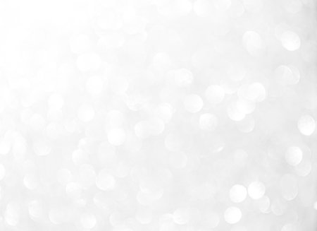 Grey Bokeh Background White Light Glow Blur Mockup Card Party Celebrate Abstract Texture Effect Blurry Dreamy Template Holiday Round Flare Shine Glow Particle Soft Gray Backdrop Sparkle Circle Displayの写真素材
