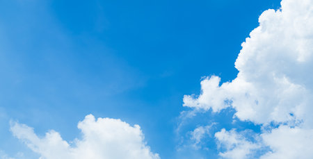 Sky Blue Cloud Background Cloudy Summer Clear Beauty Light White Day Texture Horizon Spring Air Sunny Clean Beautiful Bright Nature Skyline View Scene Sun Fresh Morning Sunshine Landscape Environment.の写真素材