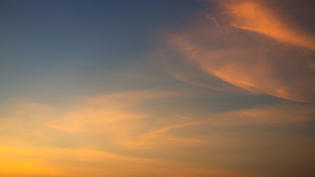 Gradient Overlay Orange Sunset Sunrise Pastel Sof Effect Background Pattern Abstract Texture Design Summer Nature Spring Light Beauty Spring Template Mockup Yellow Color Wallpaper Tropical Colorful.の写真素材