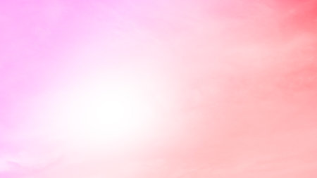 Sky Cloud Pink Red Sunrise Beautiful Pastel Purple Background Gradient Bright Fantasy Dreamy Mockup Product Cosmetic Soft Color Platform Summer Two tone Cute Wallpaper Texture Nature Abstract.の写真素材