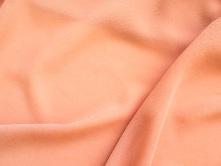 Orange Cloth Background, Beige Fabric Texture Gold Color Pattern Silk Gradien Luxury Backdrop, Light Yellow Textile Banner Material Satin Summer Tropical Wave Display Fashion Abstract  Poster Templateの写真素材