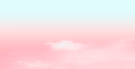 Pastel Sky Gradient Background Green Pink Cloud Beautiful Peach Color Bright Fantasy Minimal Platform Product Beauty Cosmetic Scene Summer Spring Morning Nature Dream Texture Horizon Abstract Two Toneの写真素材