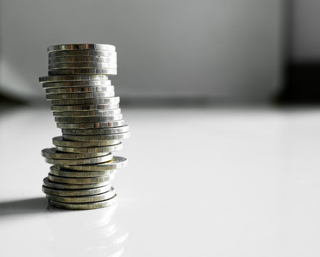 Coin Stack Money Gold Casino Game Pile Cash Set Rich Finance Success Investment Growth Bank Management Currency economy Financial Banking Market Wealth Profit Saving Salary Tax deposit stock market.の写真素材