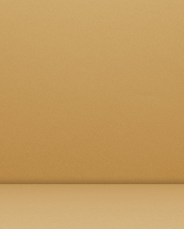 brown Background Product Wall Studio Backdrop Floor Beige Light Podium Table Room Photography Concrete Bg Platform Empty Beige Place Kitchen Mockup Cement Scene Autumn Pattern Autumn 3d Loft.の写真素材