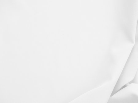 White Fabrick Cloth Background Gradient Color Pattern Silk Luxury Cotton Sheet Material Satin Material Linen Surface Canvas Abstract Weave Fashion Wallpaper Textile Vintage Backdrop Smooth Card Modernの写真素材