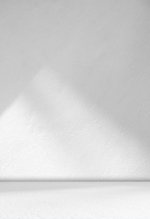 Grey Wall Floor Background Abstract White Studio Product Light Texture Room Minimal Mockup Display...