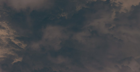 Sky Dark Cloud Thunderstorm Rain and Pm2.5 Stormy Spooky Atmospheric, Background Abstract Stormy...