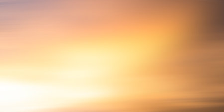 Sky Sunset Cloud Sunrise background Blue Gold Sun Clear Horizon Beauty Sunny Day Light View Clean Bright Cloudy Nature Summer Heaven Wallpaper Cloudscape Outdoor High Sunlight Fluffy Landscape.の写真素材