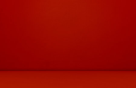 Red Background Wall Dark Table Room Studio Bar Empty Product Old Interior Floor Grunge Counter Material Pattern Abstract Mockup Podium Banner 3d Paper Vintage Kitchen Template Beuaty Product Scene.の写真素材