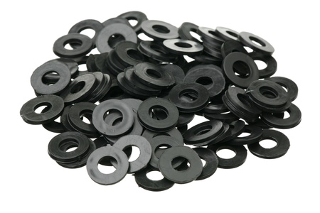 Gaskets are isolated on a white background 