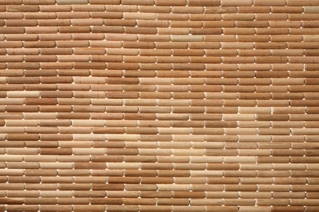 Unusual background of wooden dowels の写真素材