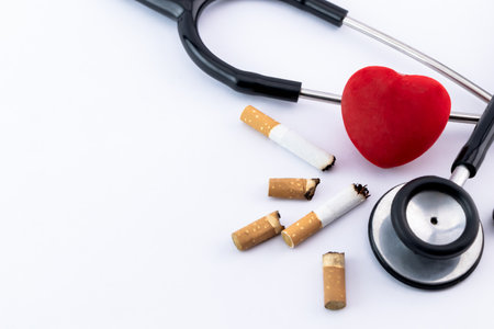 Quit smoking for better health concept.の写真素材