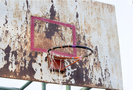 basketball iron board, backboard, dirty, grunge, old