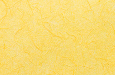 Pattern of yellow mulberry paper texture, suitable for a background.の写真素材