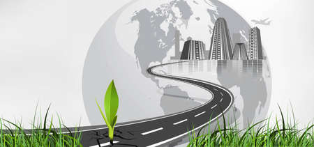 web page bannerのイラスト素材