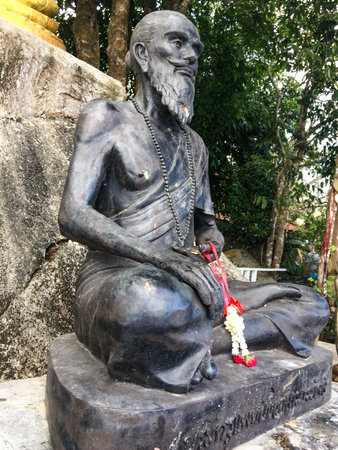 Statue design art of teacher of Massage transitional Thailand.の素材