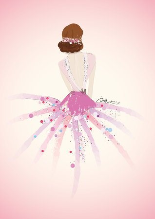 Woman silhouetteのイラスト素材