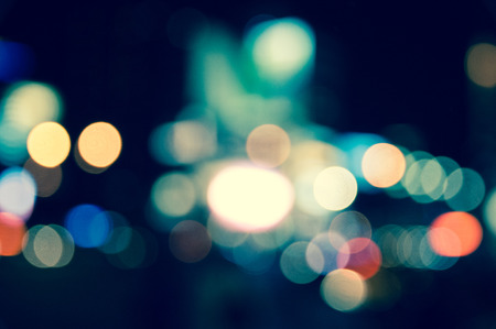 The abstract of colorful light bokeh backgroundの写真素材