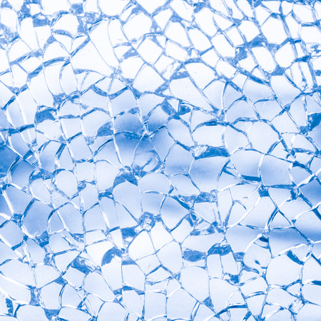 The abstract pattern of broken glass backgroundの写真素材