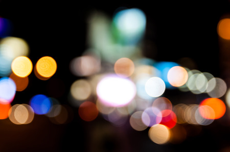 The colorful defocused bokeh lights for background useの写真素材