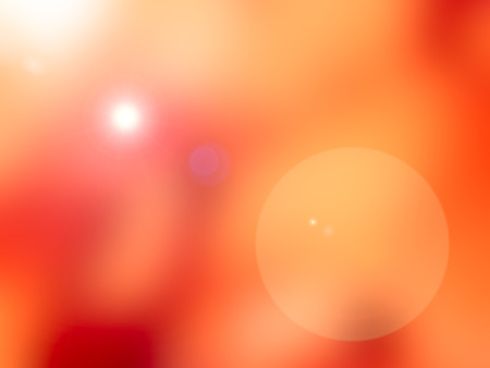 Abstract red blurry background with lens flareの写真素材