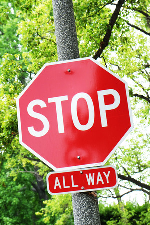 Stop signの写真素材