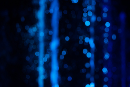 black background with abstract bokeh light at night.の写真素材