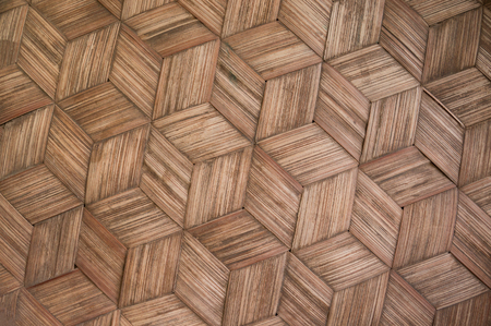 Brown bamboo pattern for wall  background.の写真素材