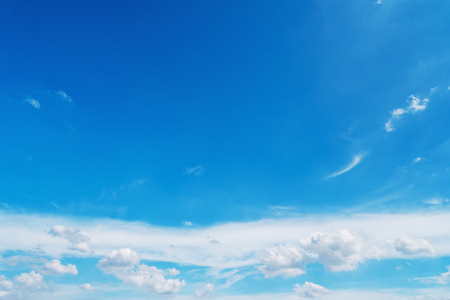 Blue sky with cloud background for nature background.の写真素材