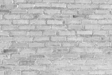 White brick wall for pattern and background.の写真素材