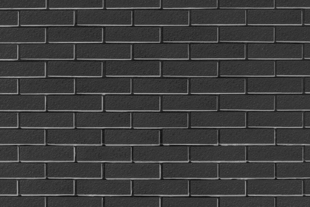 Modern black brick wall texture for background, Construction background or backdrop brick wall.の写真素材