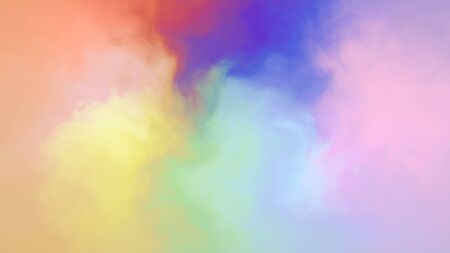 Abstract blurred multicolored motion gradient mesh background in rainbow colors. Bright colorful...