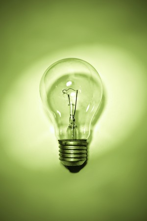 green bulbの写真素材