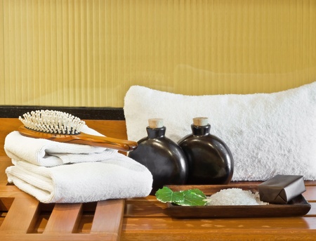 bath accessoriesの写真素材