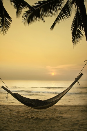 relaxing beachの写真素材