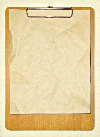 clip board on clothの写真素材