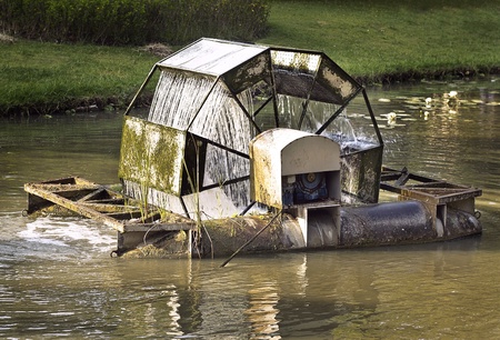 the turbine treatment water for increase oxygen
