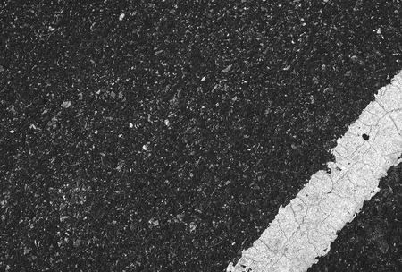 asphalt road with white lineの写真素材