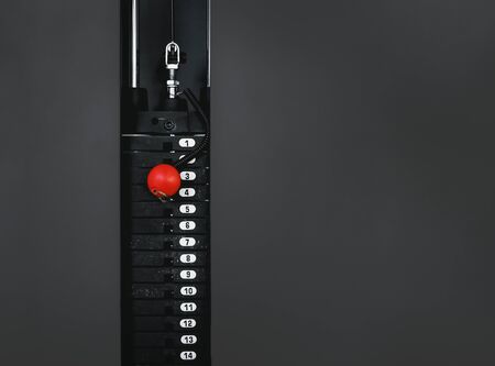 heavy metal plates of weight machine background