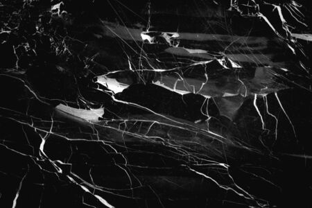 pattern of grunge black marble texture backgroundの写真素材